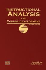 Instructional Analysis and Course Development 2nd