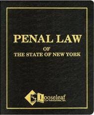 Penal Law of New York State 