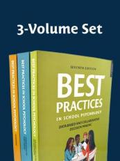 Best Practices in School Psychology, VII Edition 