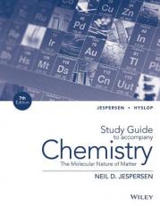 Chemistry: the Molecular Nature of Matter, Study Guide 7th