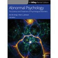 Abnormal Psychology 14th