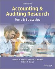 Accounting And Auditing Research: Tools And Strategies 10th