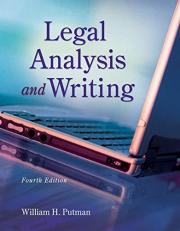 Legal Analysis and Writing 4th