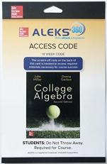 ALEKS 360 ACCESS CARD (18 WEEKS) FOR COLLEGE ALGEBRA