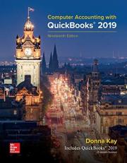 Computer Accounting with QuickBooks 2019 19th