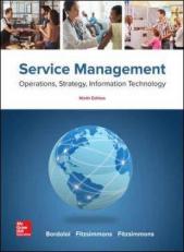 Service Management : Operations, Strategy, Information Technology 9th