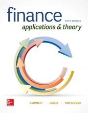 Finance : Applications and Theory 