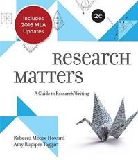 Research Matters MLA 2016 Update 2nd
