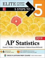 5 Steps to a 5: AP Statistics 2019 Elite Student Edition Study Guide