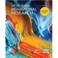 Methods in Behavioral Research 14th