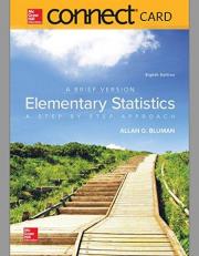 Connect Hosted by ALEKS Access Card 52 Weeks for Elementary Statistics: a Brief Version 8th