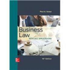 Business Law with UCC Applications 15th