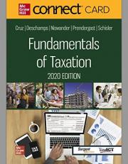 Connect Access Card for Fundamentals of Taxation 2020 Edition 13th