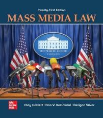 Mass Media Law 21st