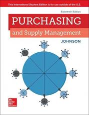 Purchasing and Supply Management 16th Edition
