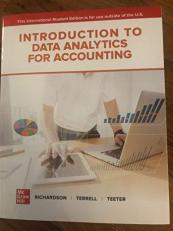 Introduction to Data Analytics for Accounting (International edition) Textbook only 