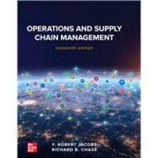 Operations and Supply Chain Management 16th