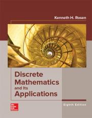 Discrete Mathematics and Its Applications 8th