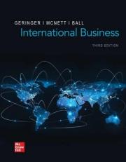 International Business : Competing and Cooperating in a Global World 