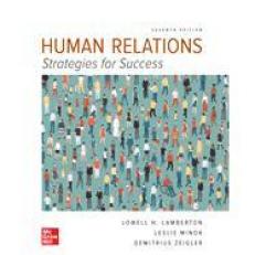 Human Relations: Strategies For Success 7th