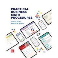 Practical Business Math Procedures 14th