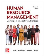 Human Resource Management : Gaining a Competitive Advantage 13th