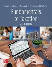 Fundamentals of Taxation 2023 16th
