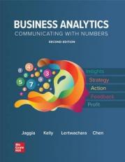 Business Analytics : Communicating with Numbers 