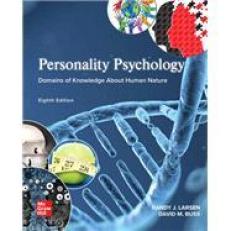 Personality Psychology : Domains of Knowledge about Human Nature 