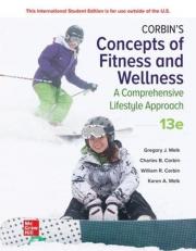 ISE Corbin's Concepts of Fitness And Wellness: A Comprehensive Lifestyle Approach 13th