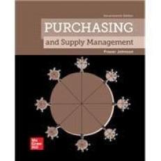 Purchasing and Supply Management 