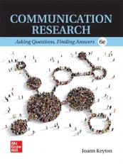Communication Research: Asking Questions, Finding Answers 6th