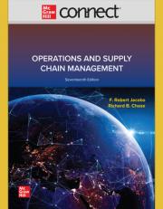 Connect Online Access for Operations and Supply Chain Management 17th