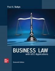 Loose Leaf for Business Law with UCC Applications 16th