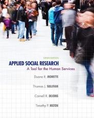 Applied Social Research : A Tool for the Human Services 9th