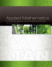 Applied Mathematics for the Managerial, Life, and Social Sciences 7th