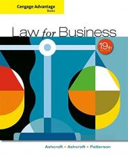 Cengage Advantage Books: Law for Business 19th