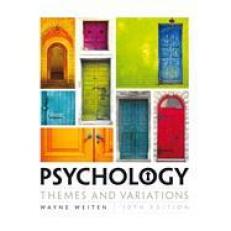 Psychology: Themes and Variations 10th