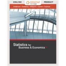 XLSTAT Education Edition, [Instant Access] for Anderson/Sweeney/Williams/Camm/Cochran's Statistics for Business & Economics, 13th Edition, [Instant Access]