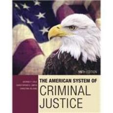 American System of Criminal Justice 15th