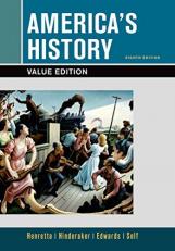 America's History, Value Edition, Combined Volume 8th