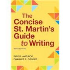 Concise St. Martin's Guide To Writing 9th