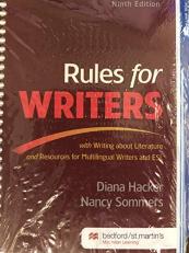 Rules for Writers Indiana University 9th edition