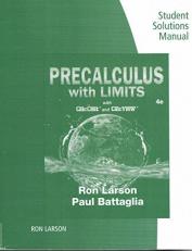 Precalculus with Limits, Student Solutions Manual, 4th edition