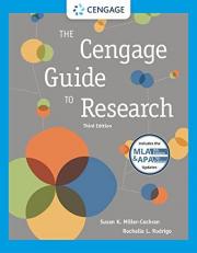 The Cengage Guide to Research (w/ APA7E and MLA9E Updates) with APA 3rd