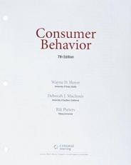 Bundle: Consumer Behavior, Loose-Leaf Version, 7th + MindTap Marketing, 1 Term (6 Months) Printed Access Card