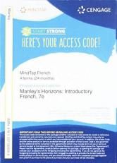 MindTap French, 4 terms (24 months) Printed Access Card for Manley/Smith/McMinn-Reyna/Prevostâs Horizons, Student Edition: Introductory French