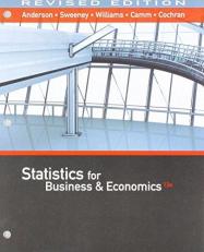 Bundle: Statistics for Business and Economics, Revised, Loose-Leaf Version, 13th + MindTap Business Statistics with XLSTAT, 2 Term Printed Access Card