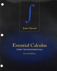 Bundle: Essential Calculus: Early Transcendentals, Loose-Leaf Version, 2nd + WebAssign Printed Access Card for Stewart's Essential Calculus: Early Transcendentals, 2nd Edition, Multi-Term