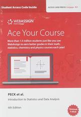 Introduction to Statistics and Data Analysis - WebAssign Access Card 6th